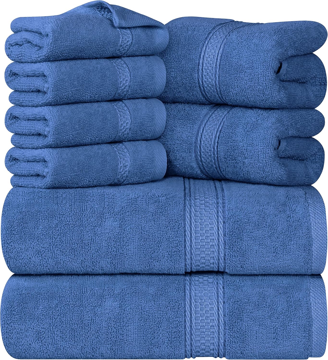 Utopia Towels Electric Blue Towel Set, 2 Bath Towels, 2
