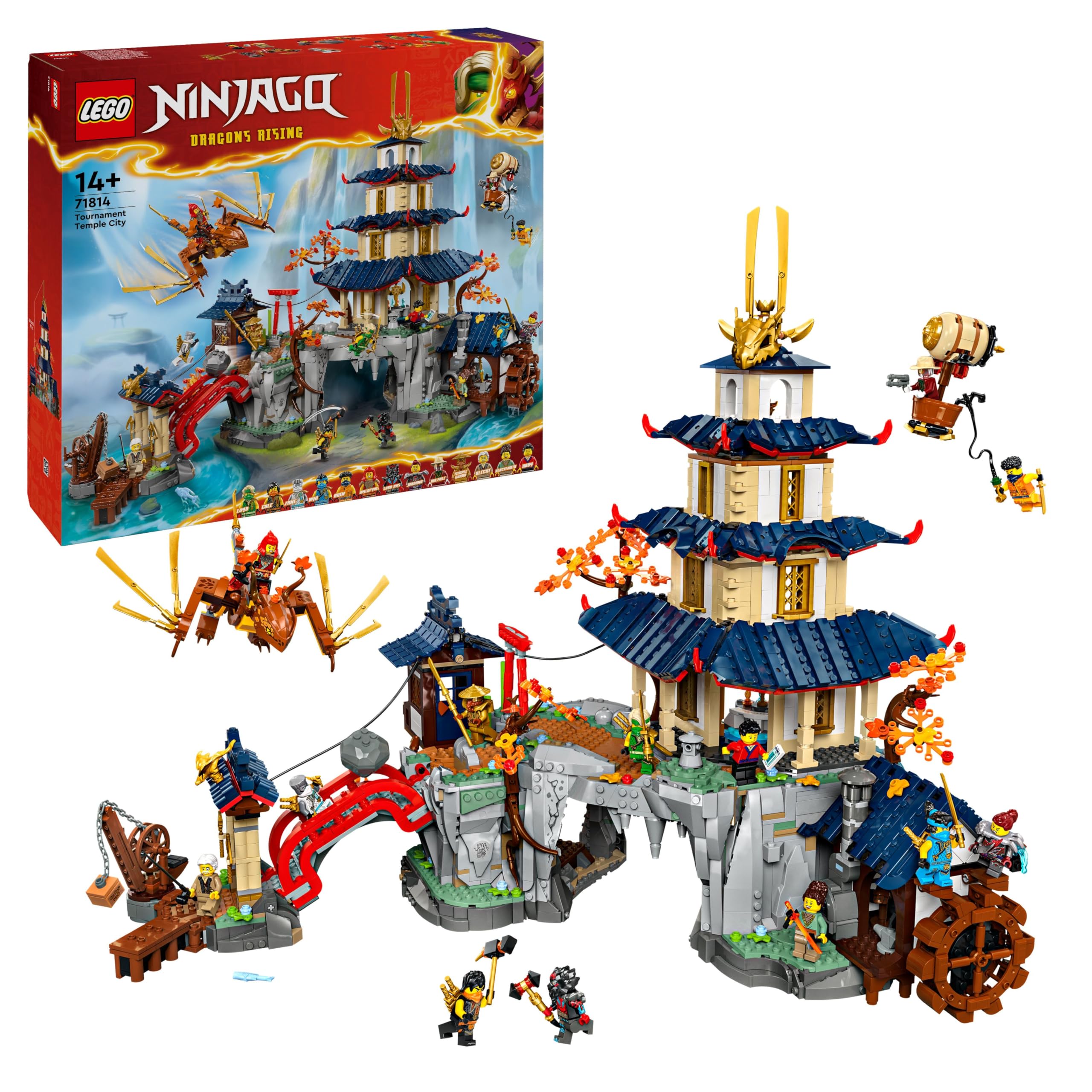 LEGO NINJAGO Turnier-Tempelstadt Spielbausteine NEU OVP EXKLUSIV