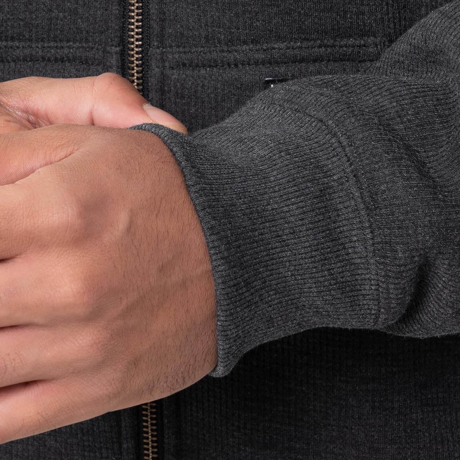 Wrangler mens Thermal Sherpa Zip Hoodie - Image 5