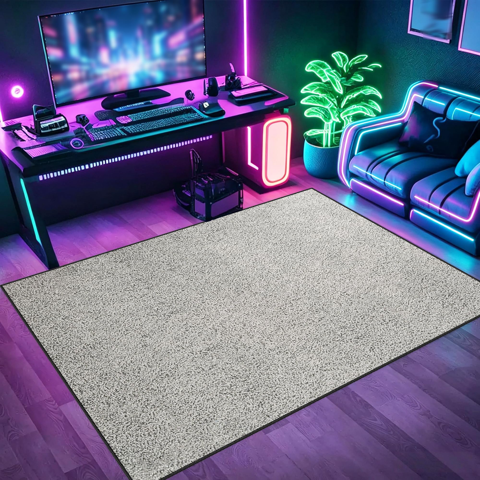 Tapis de protection de sol gaming moderne pour chambre de garçons 70x100cm