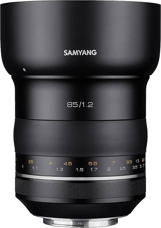 SYXP85 XP 85mm F1.2 Full Frame High-Speed Lens, Canon EF | Premium optical design delivers sharp image quality, natural color and reliable performance for creative photography.