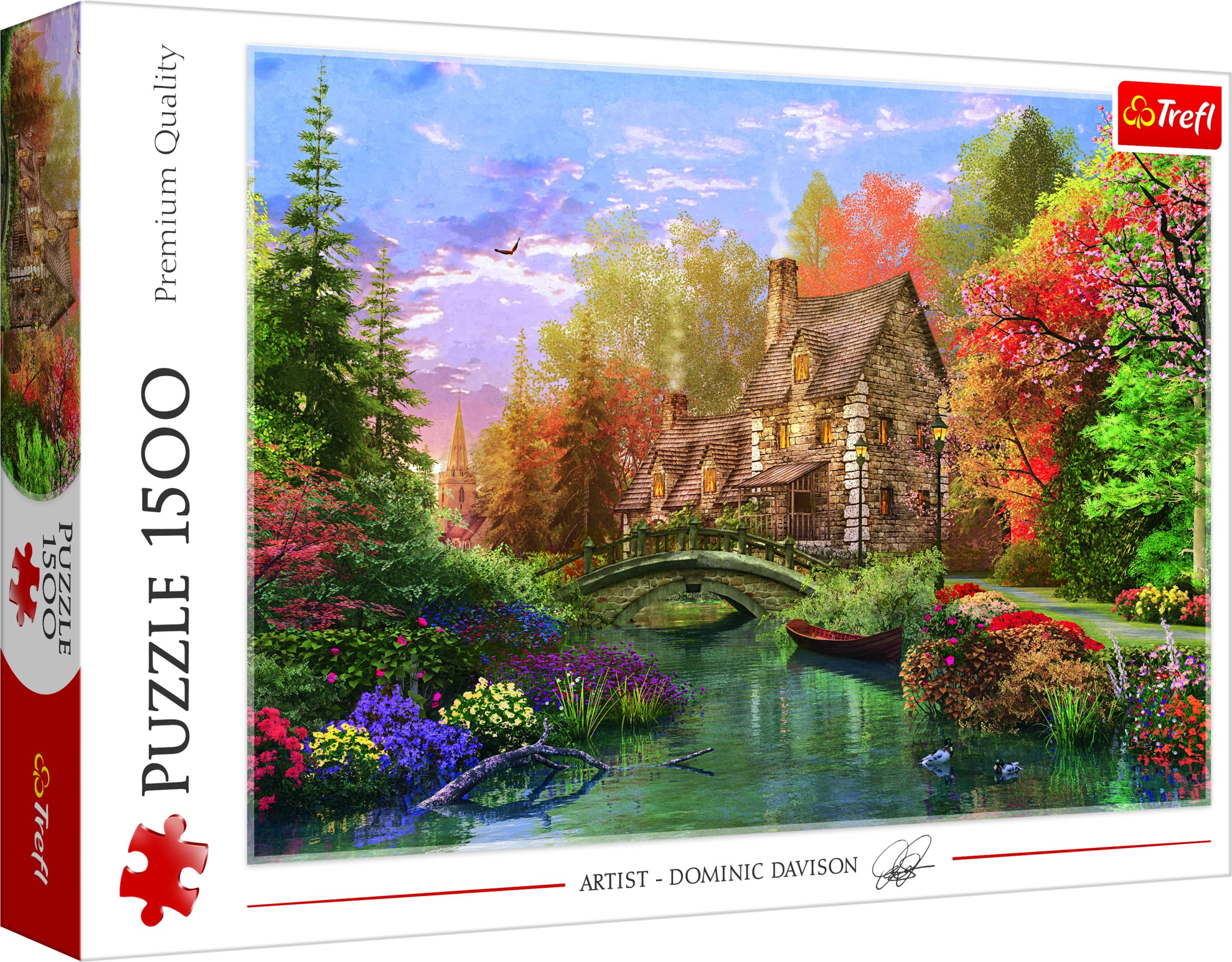 Trefl, Puzzle, Valle de Funes, Dolomitas, Italia, de 1500 Piezas, Bolzano, Bolzano-Alto Adige, Montañas. Rompecabezas con Motivo montañoso, para Adultos y niños a Partir de 12 años — view 9