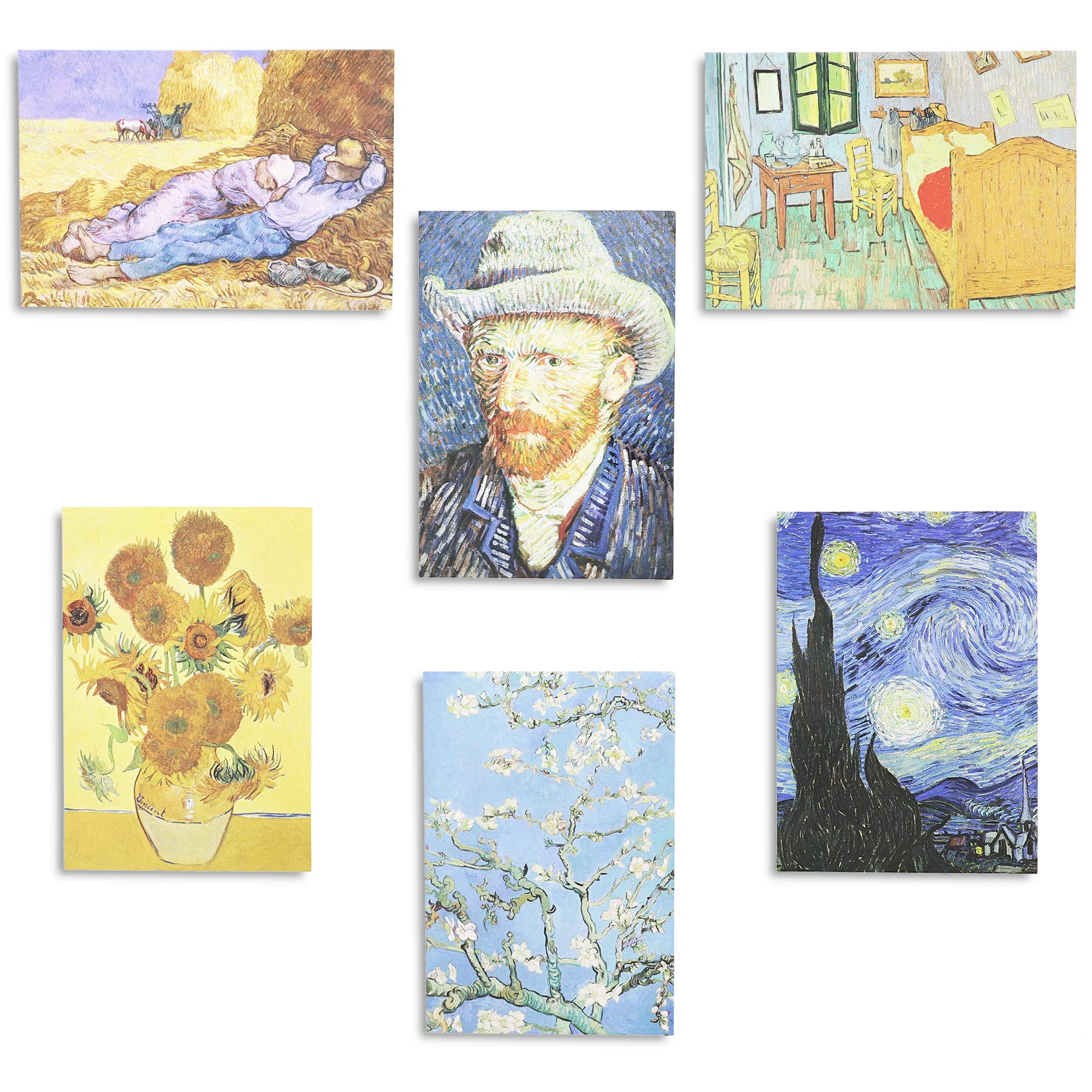 Van Gogh Greeting Cards with Envelopes Boxed Set, Blank (3.5x5 In, 36 Pack)