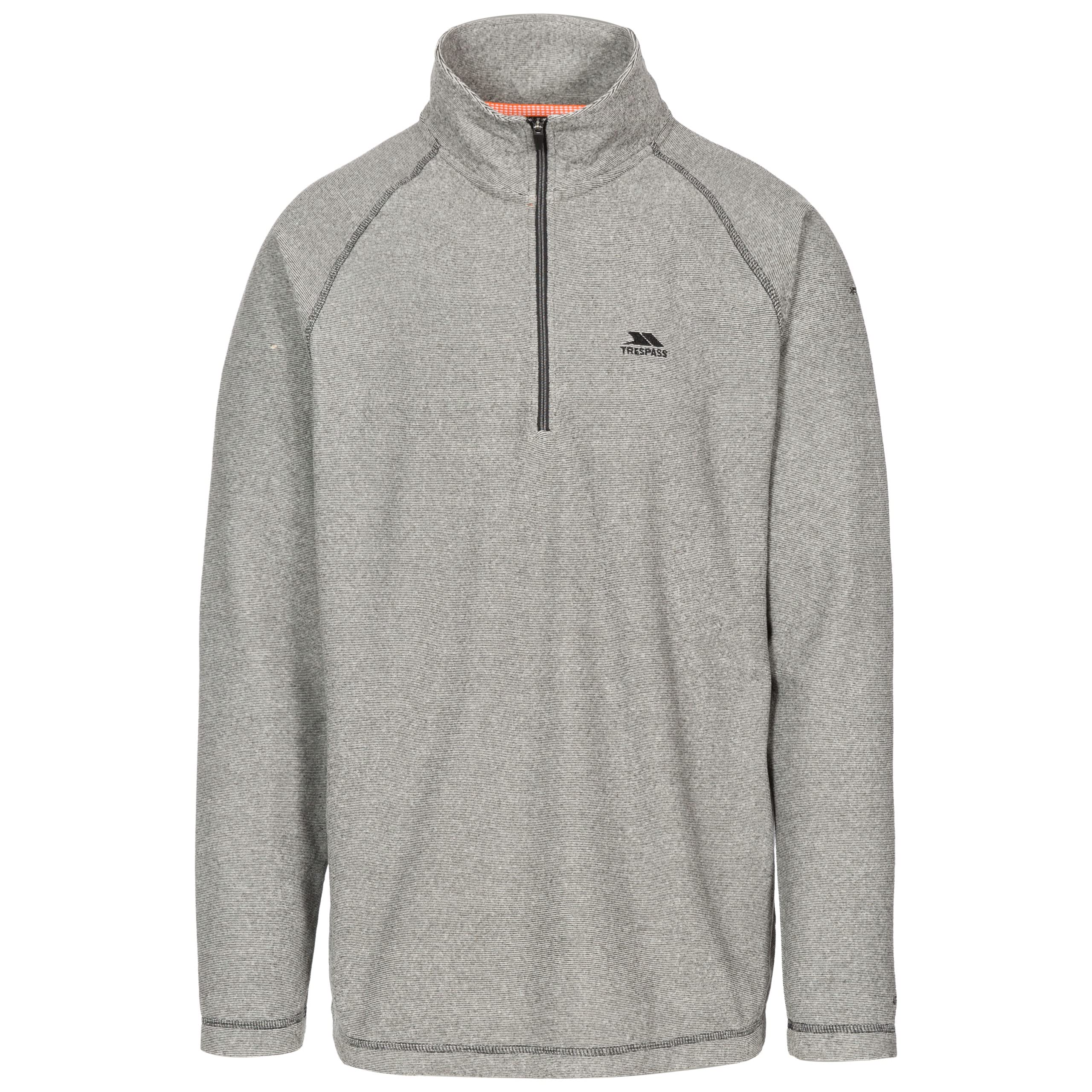 Trespass Mens 1/2 Zip Fleece Keynote - Lightweight Fleece Pullover, Fleece Sweatshirt, Half-Zip Microfleece Top, Zip Collar Sweater, Fabric Weight 140GSM