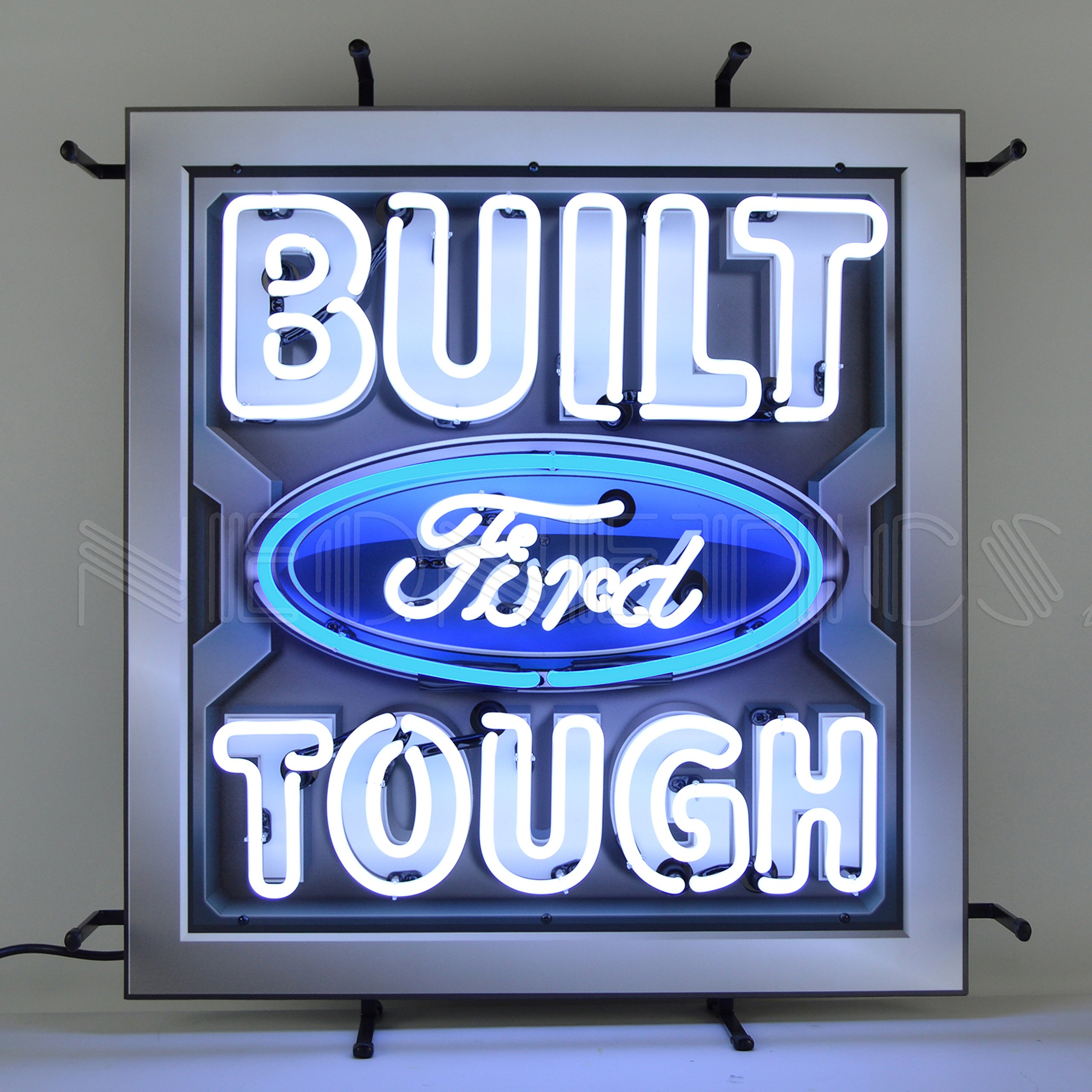 Amazon.com: Neonetics Built Ford Tough Backing NEON Sign : Tools