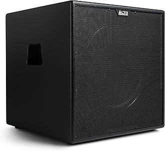 TX18S 900W 18-inch Subwoofer, DSP-Enhanced Powered PA Speaker with 3-inch Voice Coil, Superior Bass, Easy Setup