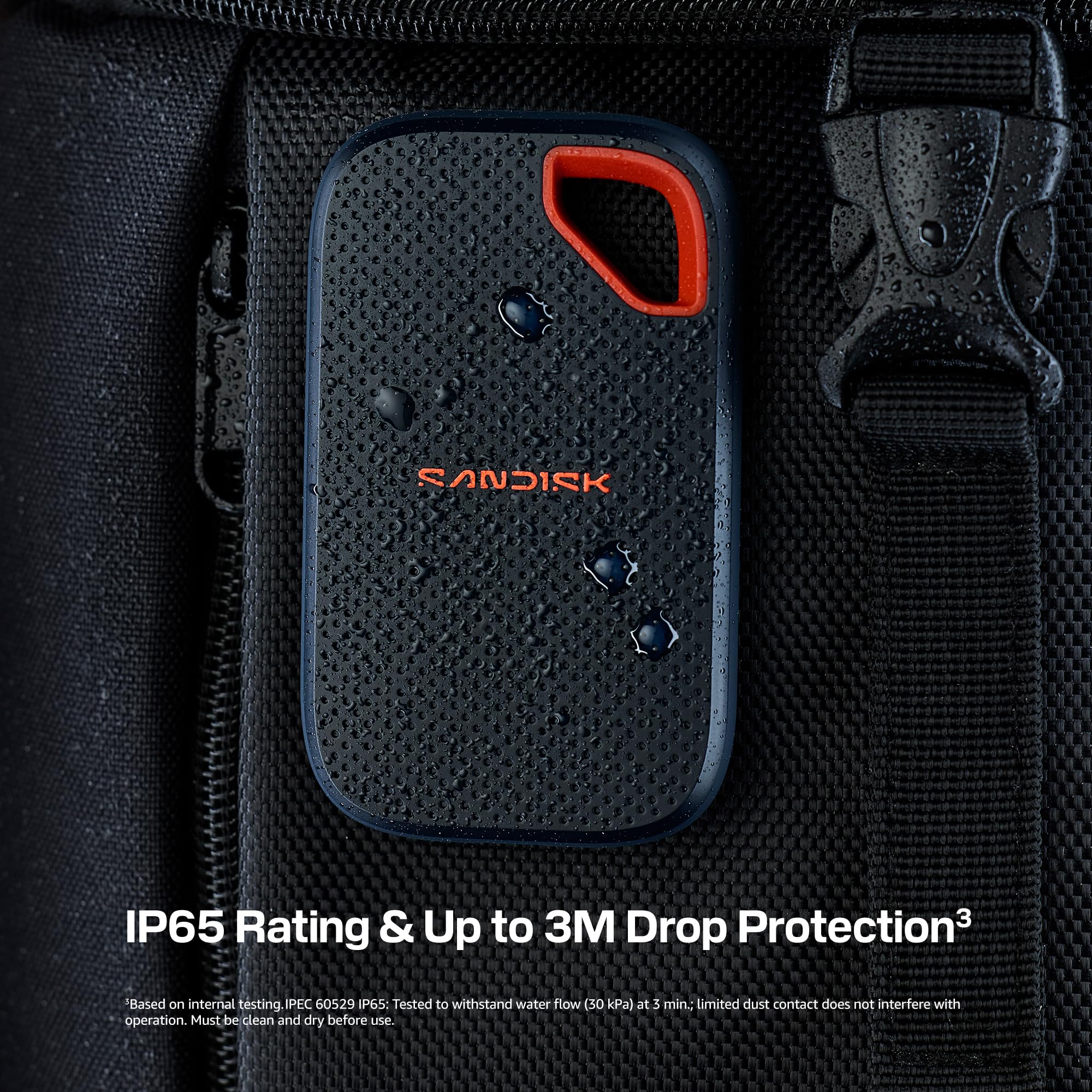 Sandisk 4TB Extreme Portable SSD, Up to 2000MB/s Transfer Speeds
