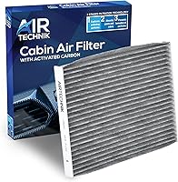 Vista 1 de AirTechnik CF10550 Filtro de aire de cabina con carbón activado Compatible con Nissan Rogue 2008-2013, Rogue Select 2014-2015, Sentra 2007-2012