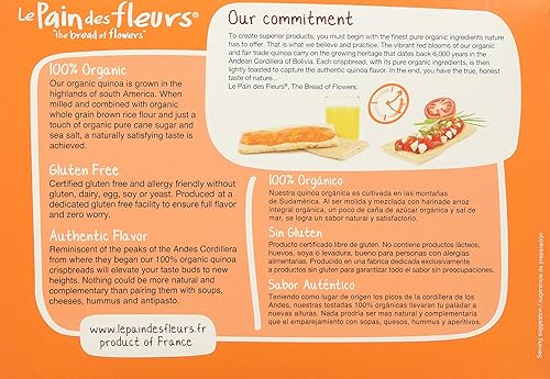Miniatura 4 de Le Pain - Pan crujiente, 100% orgánico, quinua, 4.41 onzas, paquete de 6