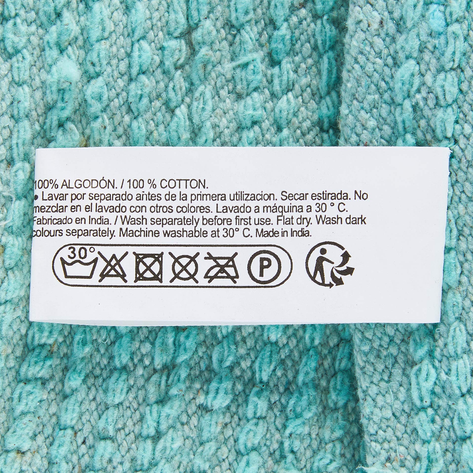 Bath mat round 57cm pastel green, 30 cm (Round) - Image 3