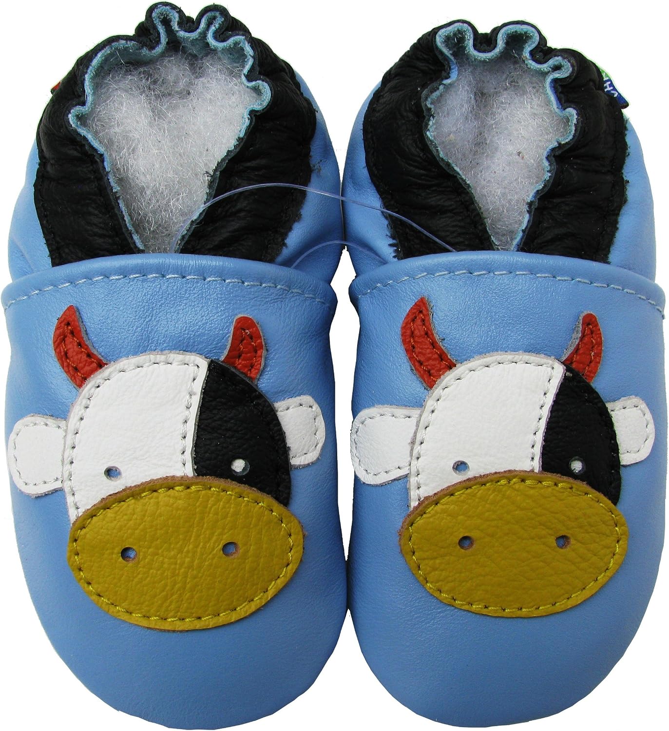 Carozoo 18 Designs Baby Shoes Leather Soft Sole Prewalker Crib Slippers Toddler Kids Shoes (0-6 Months to 7-8 Years)