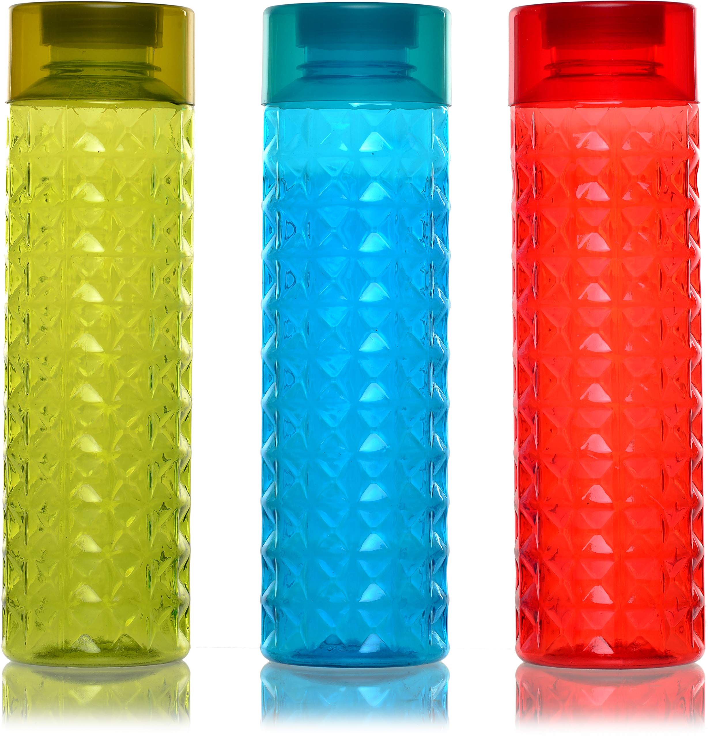 Masterware Designer Water Bottle with 1000ml (Pack of 3)