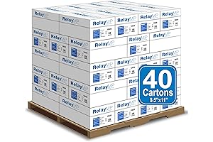 Relay MP Pallet (013020P): 40 Cases of 8.5 x 11, 20 lb...
