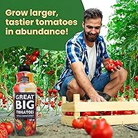 Vista 3 de Great Big Tomatoes - Potenciador de suelo y fertilizante para grandes rendimientos de verduras, mejor fertilizante y eficiencia alimentaria