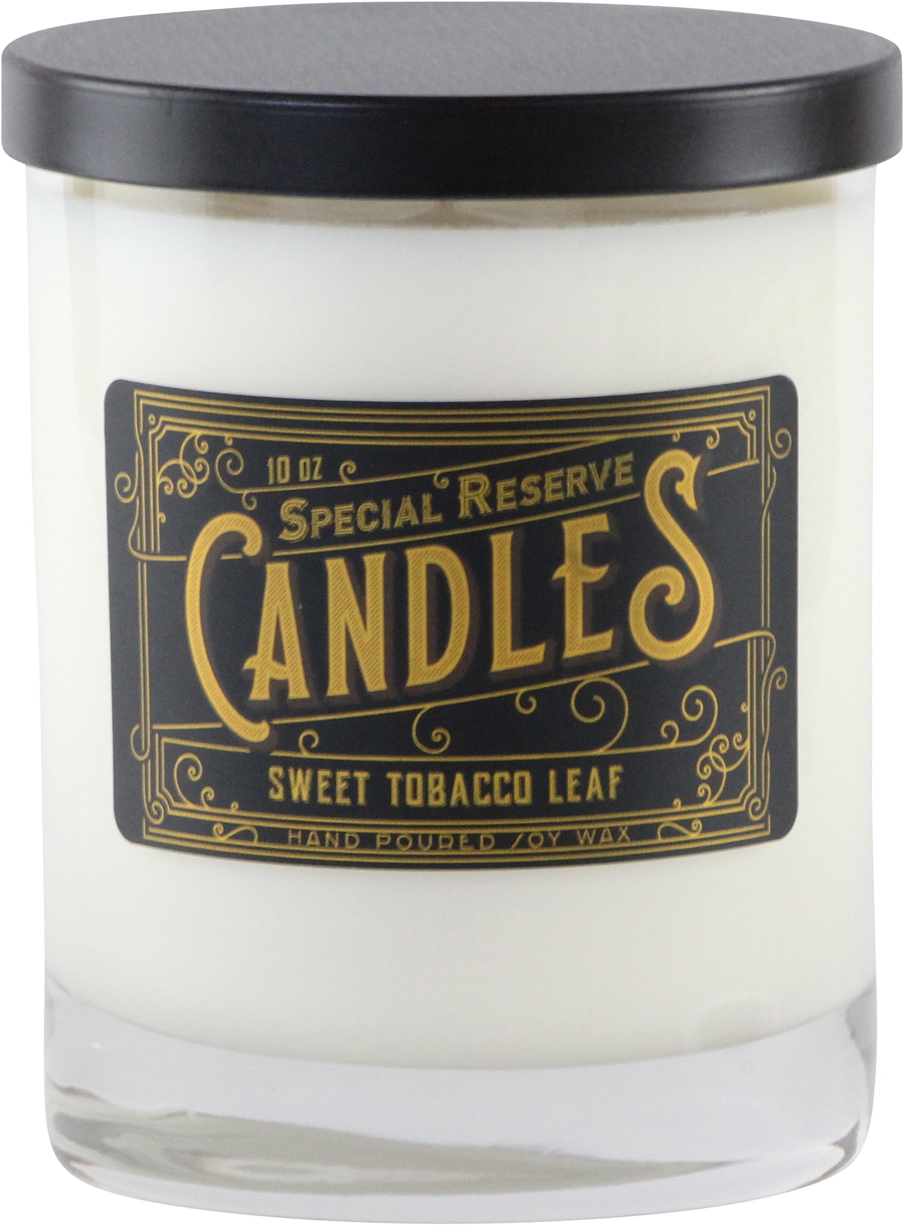 Special Reserve Soy Wax Candle, 10 Ounce, Sweet Tobacco Leaf Scent