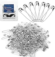 Mr. Pen Heavy Duty Safety Pins, 200 Pack 1.1 Inch Large Rust-Resistant Pins for Clothes, Sewing, Diapers, Running Bibs