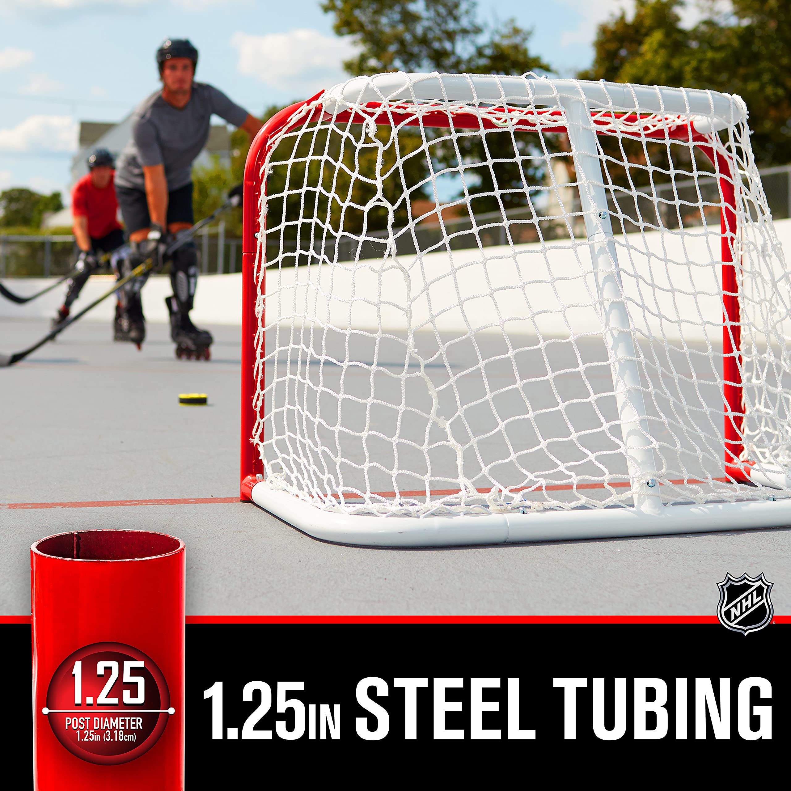 Franklin Sports NHL Miniportería de jóquey Urbano, de Acero, 51 x 71 cm, para Entrenamiento de niños y jóvenes