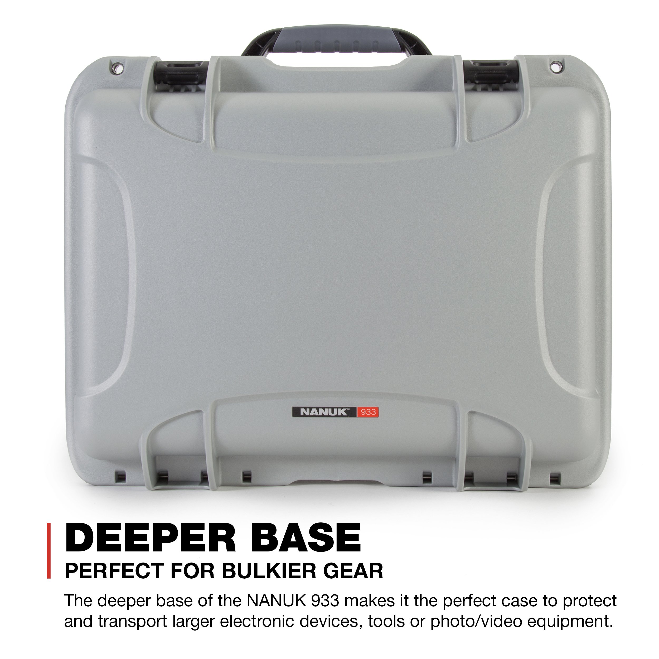 Amazon | Nanuk 933 防水ハードケース パッド入り仕切り付き 