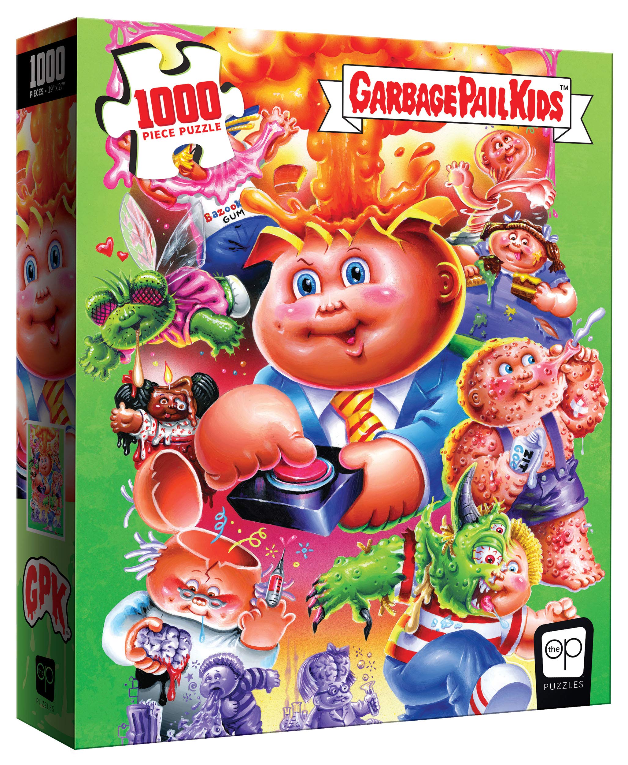 USAOPOLY Garbage Pail Kinderpuzzle Palooza 1000 Teile Puzzle | 35. Jahrestag von GPK | Offiziell lizenzierter Mülleimer Kinderartikel | Sammlerstück Puzzle mit Original GPK Favoriten