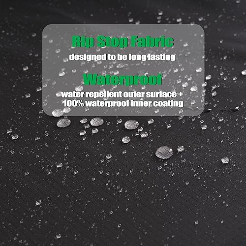 Miniatura 5 de F&J Outdoors Cubierta para parrilla, impermeable anti-UV para barbacoa de gas carbón de 3-4 quemadores, 52 pulgadas de ancho x 25 pulgadas de