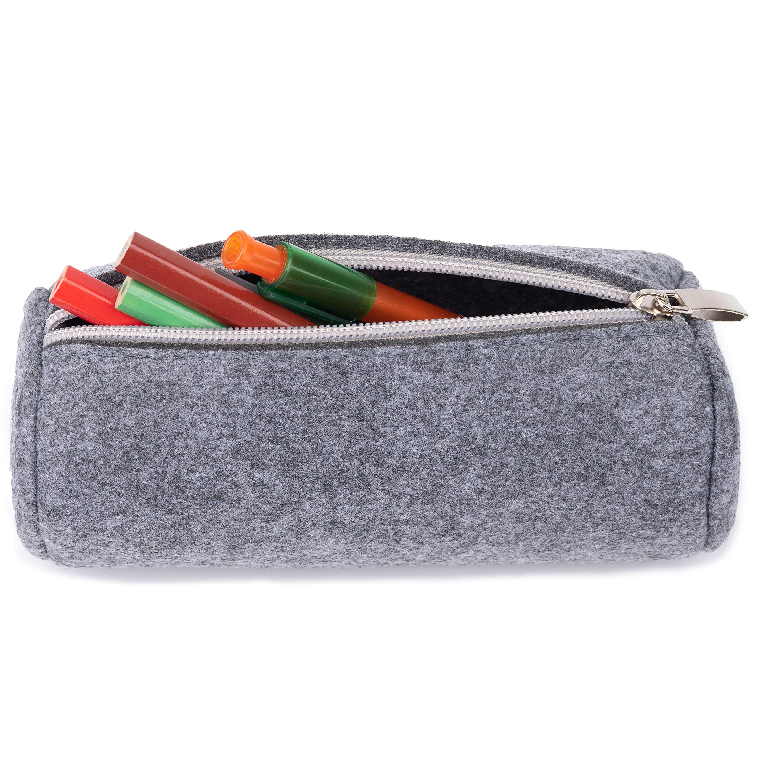Trendico 2018002 - Bolso de mano para mujer Grande Exterior gris, interior verde
