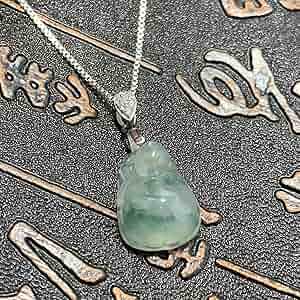 福袋 ネックレス 亀 ミャンマー産 本翡翠 氷ヒスイ A貨 誕生日