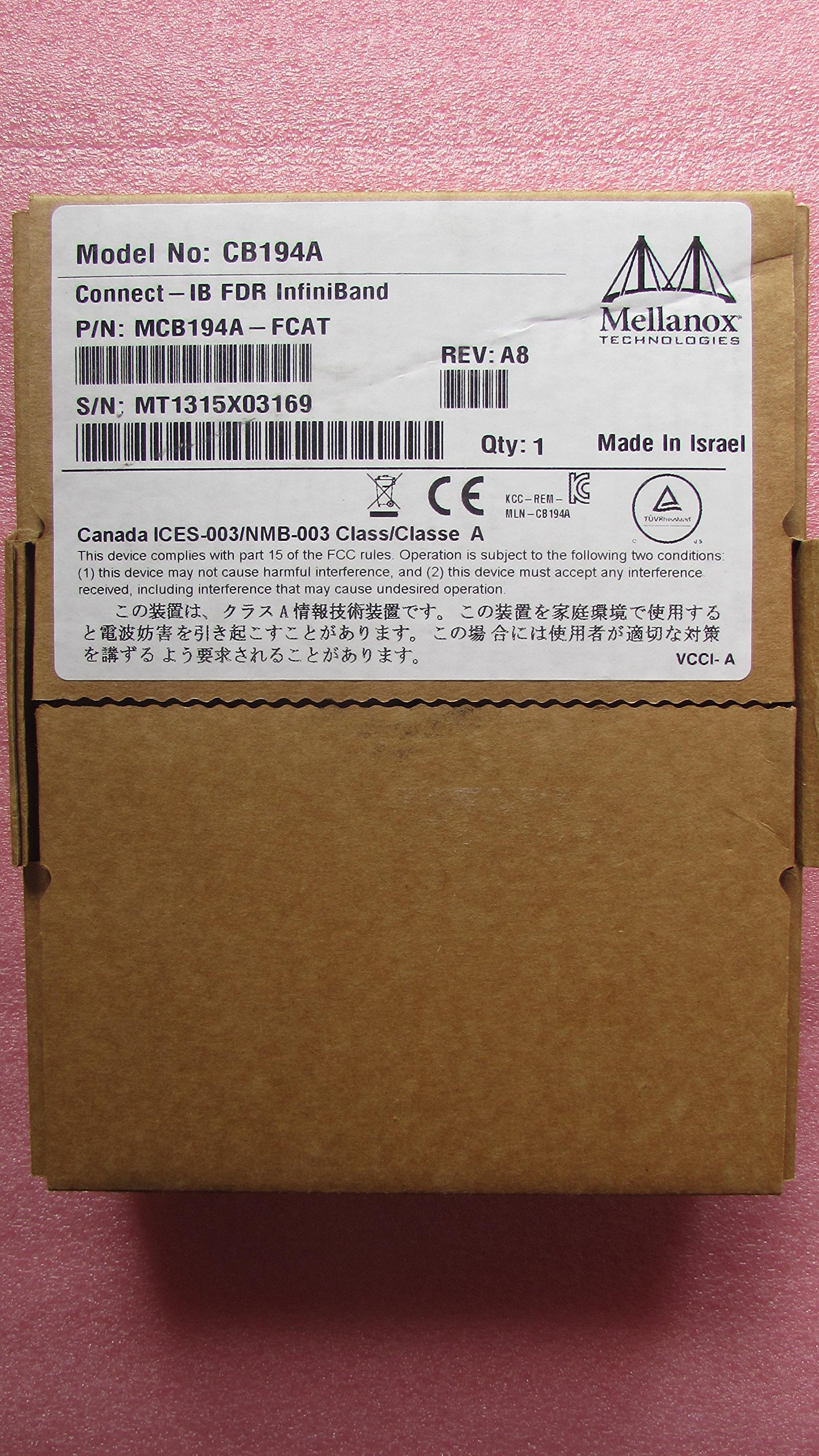 Amazon.com: Mellanox connect-ib mcb194 a-fcat – Adaptador de