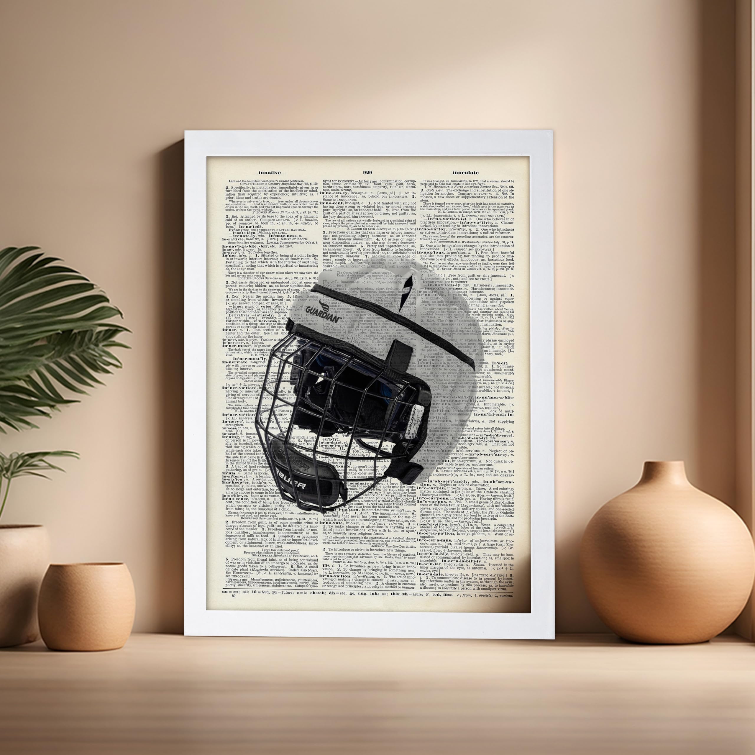 Poster Master Póster deportivo de 2 piezas, impresión de lacrosse, arte de palo de lacrosse, arte deportivo de equipo de contacto, arte de juego, arte de casco, arte de diccionario, gran decoración de