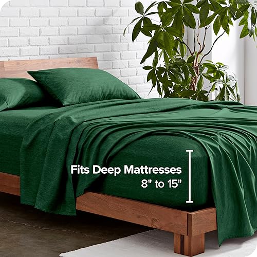 Miniatura 35 de Bare Home Juego de sábanas de tamaño individual XL, tamaño de dormitorio universitario, sábanas de microfibra ultrasuave de 1800 hilos, bolsillos 22