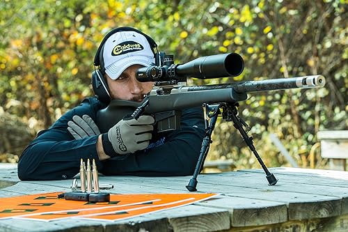 Miniatura 6 de Caldwell XLA Pivot Bipod with Adjustable Notched Legs and Slim Folding Design for Easy Transport Rifle Stability and Target Shooting