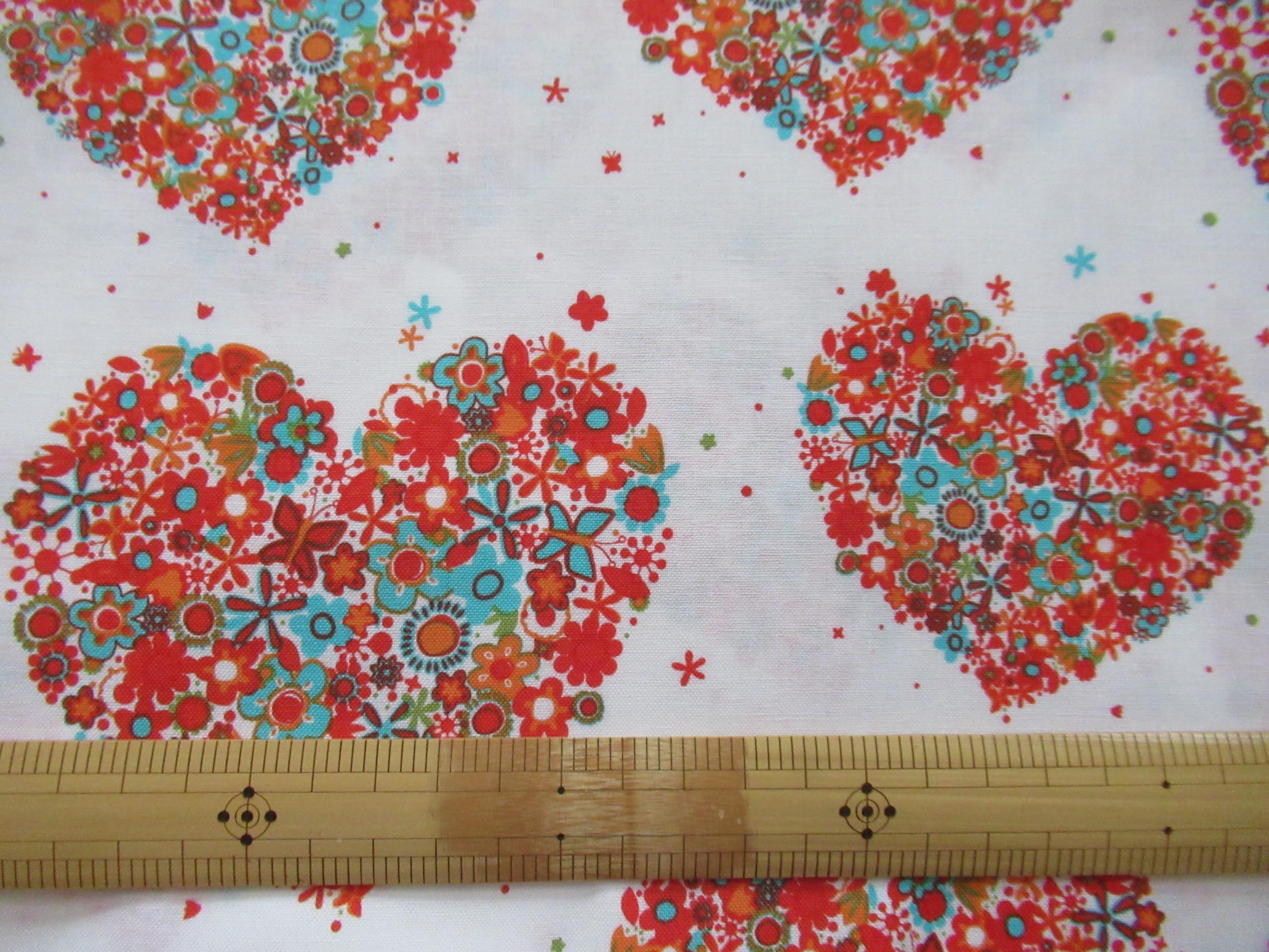 Amazon | Michael Miller Fabrics Hearts&Flowers 45cmx54cm 廃版柄