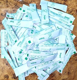 Rahul White Sugar Sachet, (5G Each X 400Pcs) Sweetener Packets, Pure & Natural for Beverages | Superfin Sachets | Sugar Pouch For Instant Sweetness in Tea, Coffe, Milk, Beverages, Easy to Carry and Keep Sugar Fresh (2Kg)