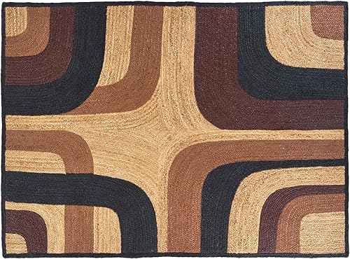 ARTS OF JAIPUR Collection - Alfombra de pasillo de 3 x 10 pies, alfombra de yute para cocina, alfombra de pasillo de interior, alfombra de sala de