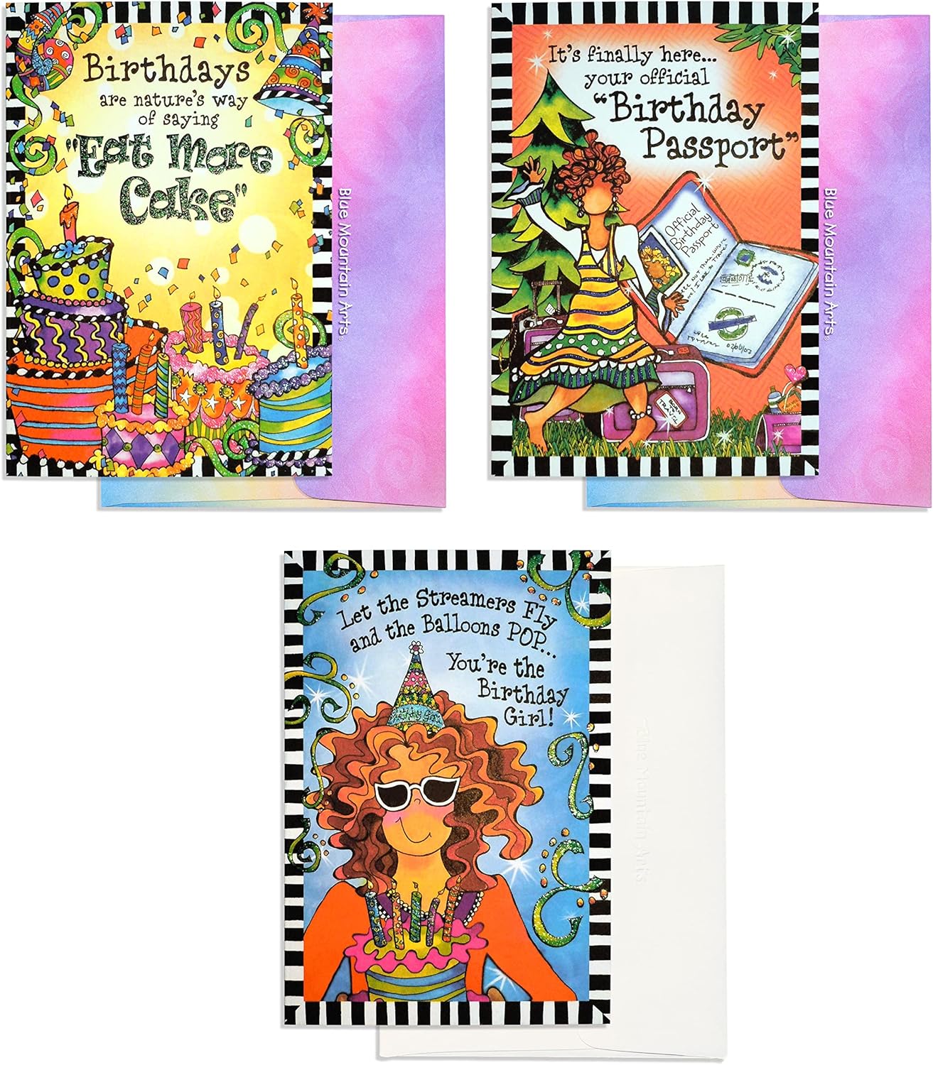 Amazon.com : Blue Mountain Arts Birthday Card Assortment from Suzy ...
