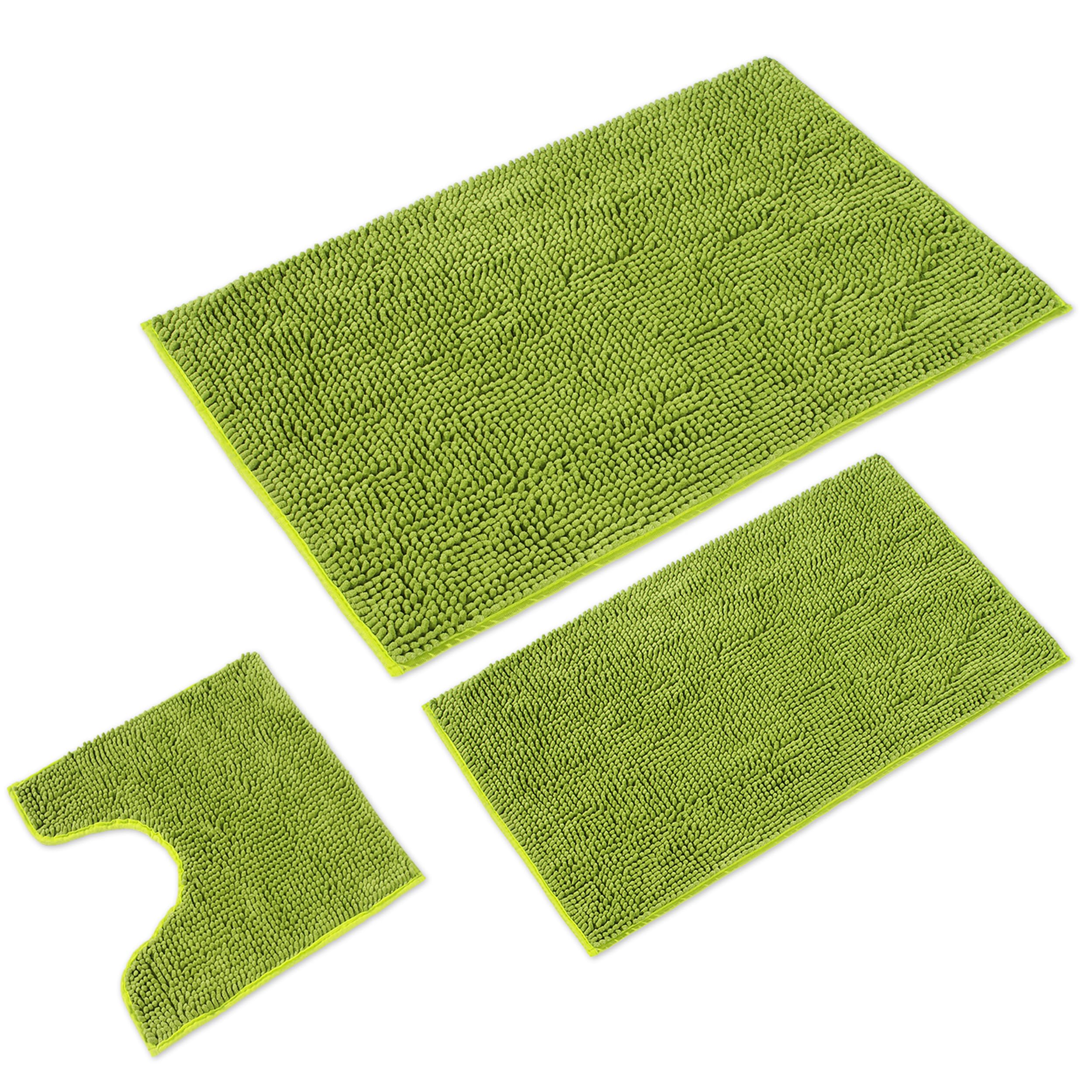 WohnDirect Alfombra Baño Petrolo 45x45cm • Alfombrilla baño Antideslizante y Lavable • Cómoda Y Súper Absorbente — view 101