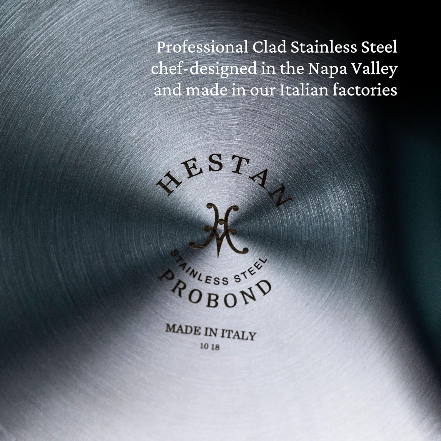 Hestan ProBond Forged - Professional Clad Stainless Steel Sauce Pan with Helper Handle, 4 Quart, Induction Compatible