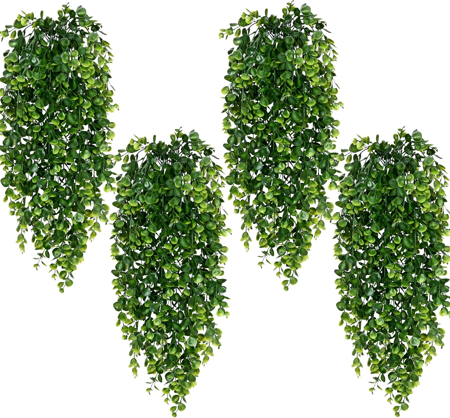 Waipfaru 8Pcs Fake Hanging Plants 2.7ft Fake Plants UV Resistant Fake Vines Artificial Decor for Indoor Outdoor Party Wall Porch Wedding Decoration Photos Ivy Vines 8Pcs