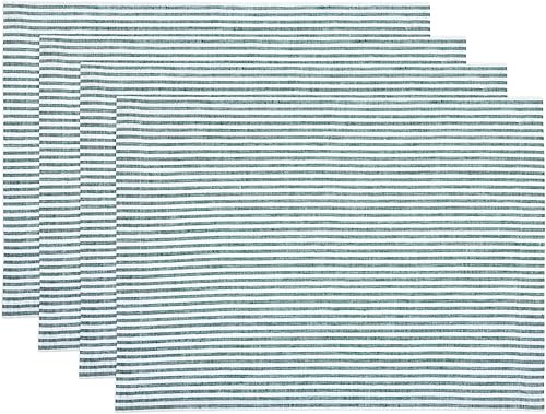 Miniatura 35 de Solino Home Juego de 4 manteles individuales de lino de 14 x 19 pulgadas, 100 % lino puro para primavera, Pascua y primavera Natural &