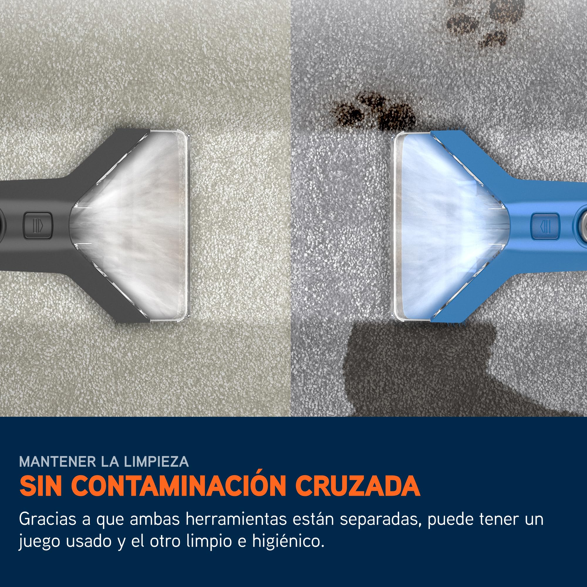 Vax SpotWash Duo Quitamanchas para alfombras y tapicería con herramienta para mascotas, accesorios multi-superficie y solución para limpiar escaleras, sofás, coches y superficies duras