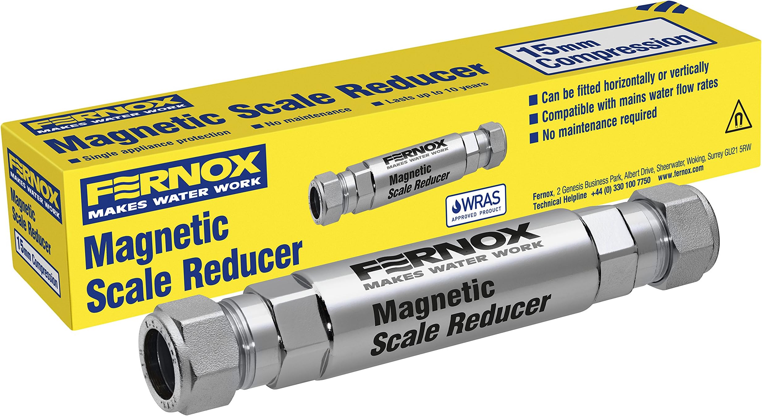 Fernox 231048 58264 Fry Magnetic Scale Reducer, Silver