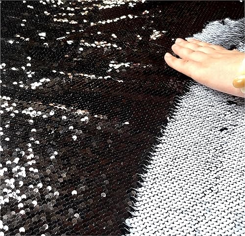 Miniatura 18 de Tela sensorial de lentejuelas para pared para niños, lentejuelas grandes de 0.2 pulgadas, materiales sensoriales para juegos inquietos para niños