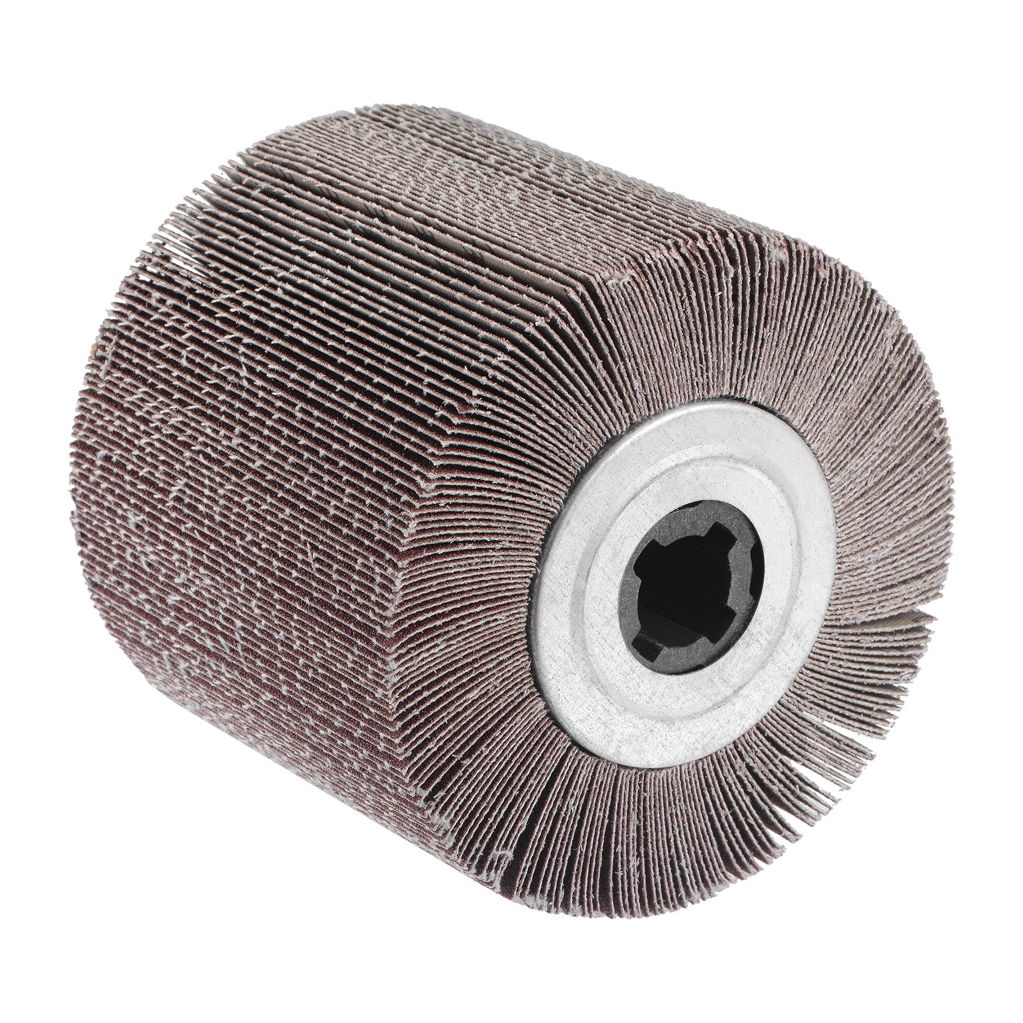 sourcing map Roue à lamelles 120 mm x 100 mm pour acier inoxydable, métal, bois