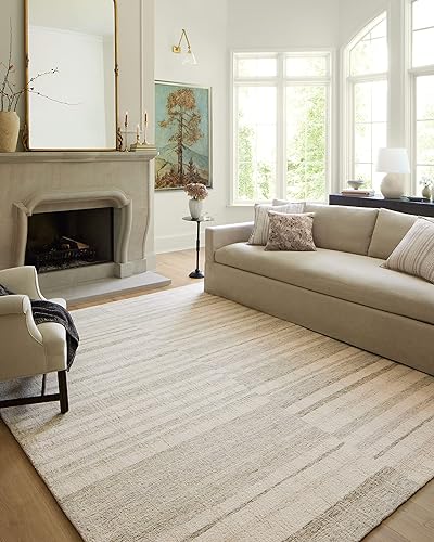 Chris Loves Julia x Loloi Chris Collection CHR-02 - Alfombra decorativa de 2 pies 3 pulgadas x 3 pies 9 pulgadas, color naturalsalvia