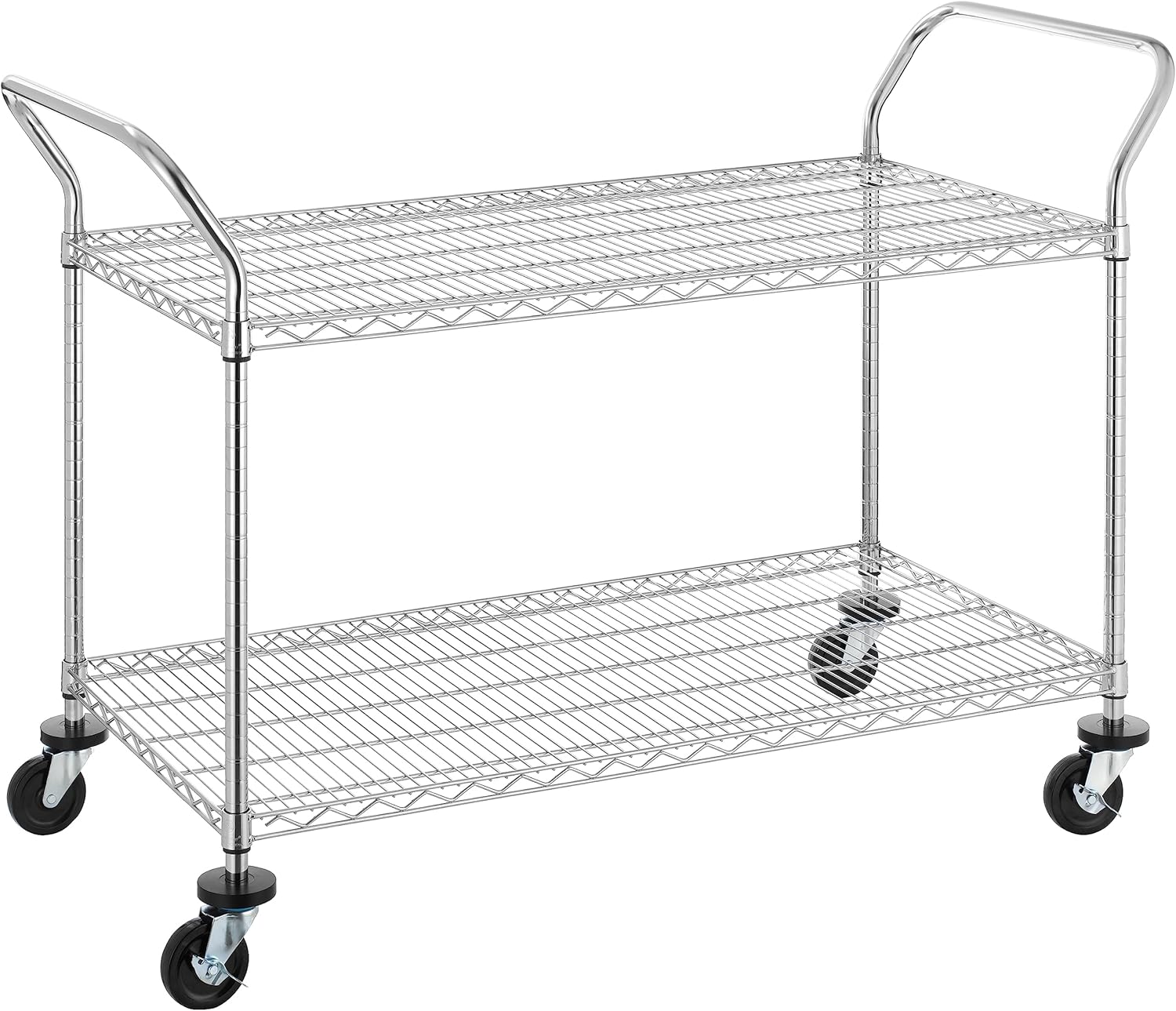 Comprar Finnhomy 2Tier Commercial Grade Rolling Cart, Heavy Duty