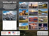 Vista 168 de Calendario de pared mensual 2025 de México, 12 meses, fabricado en Estados Unidos