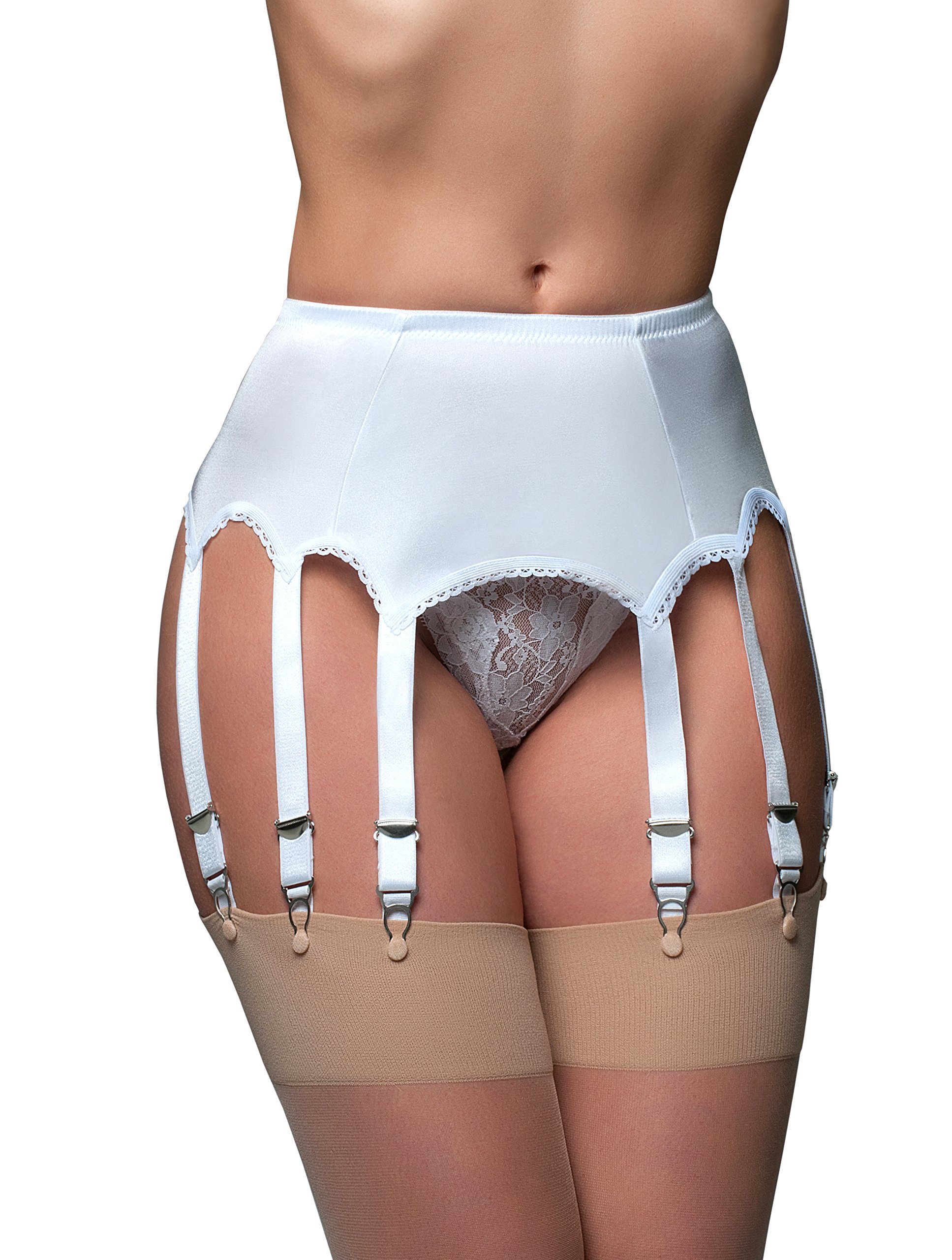 VN 10 Strap Luxus Strapsgürtel Suspender belt Strapsgürtel Super sexy 10 Straps mit Metallclips