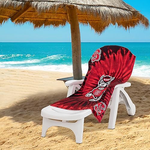 Vista 35 de Northwest NCAA Texas Tech Red Raiders - Toalla de playa, 30 x 60 pulgadas, psicodélico Psychedelic