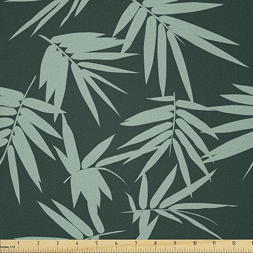 Miniatura 8 de Lunarable The Yard, intrincados motivos primaverales, estilo abstracto, ramas florecientes, capullos florales, tela de microfibra para artes y