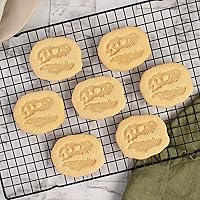 Vista 3 de T-Rex Skull Fossil cortador de galletas, 1 pieza - Bakerlogy