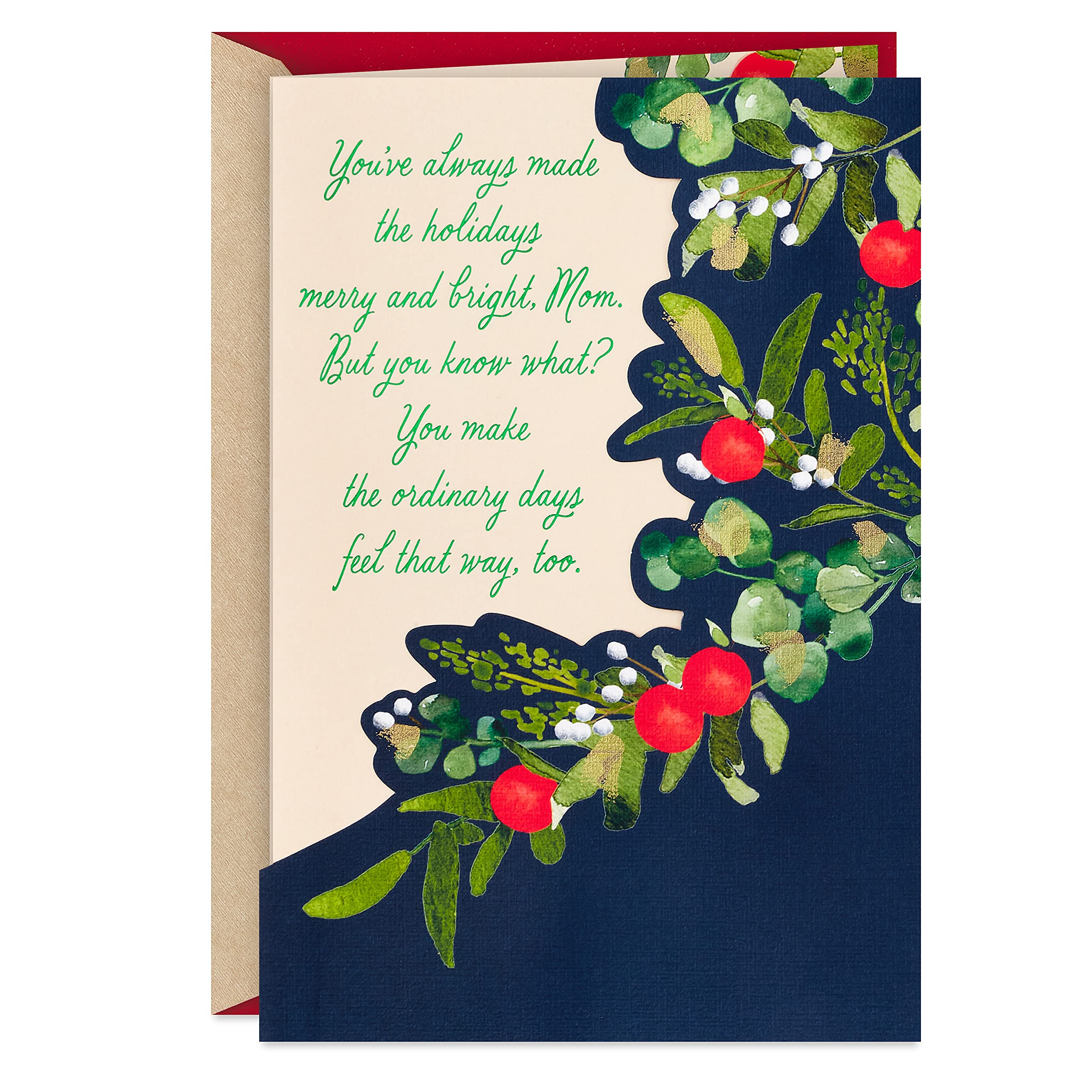 HallmarkChristmas Card for Mom (Merry and Bright)